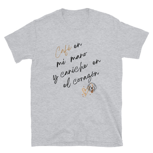 Cafe Corazon Camiseta Unisex